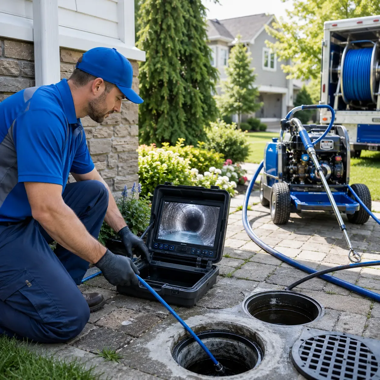 Outdoor drain cleaning professionals serving Biggers, AR